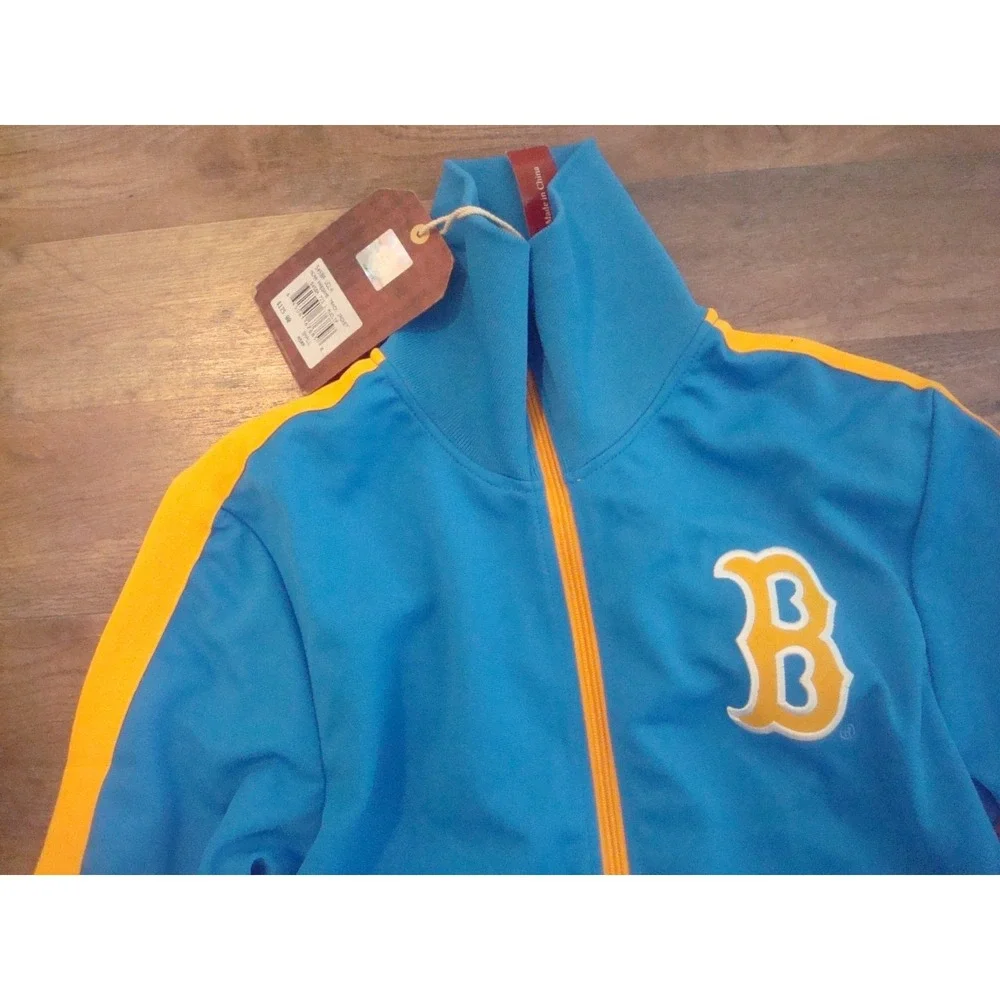 UCLA BRUINS TRACK JACKET ZIPPER  SIZE SMALL   DEADSTOCK‎  VINTAGE TT1